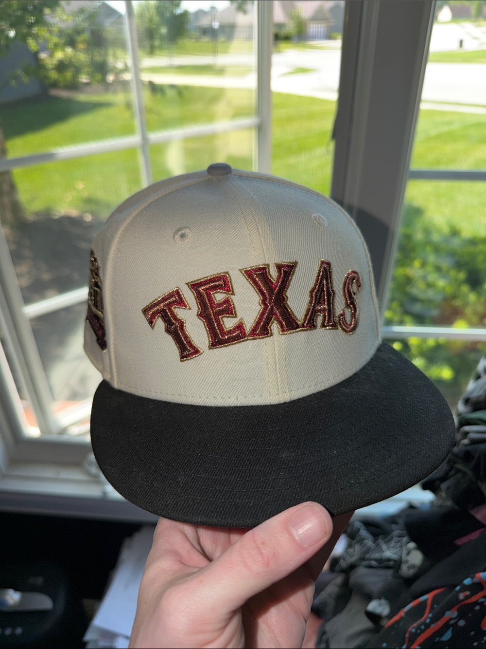 Texas Rangers New Era 59Fifty Fitted Hat Size 6 7/8